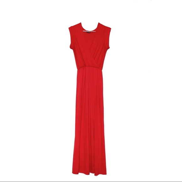 Alloy Apparel Red Maxi Dress - Picture 1 of 4
